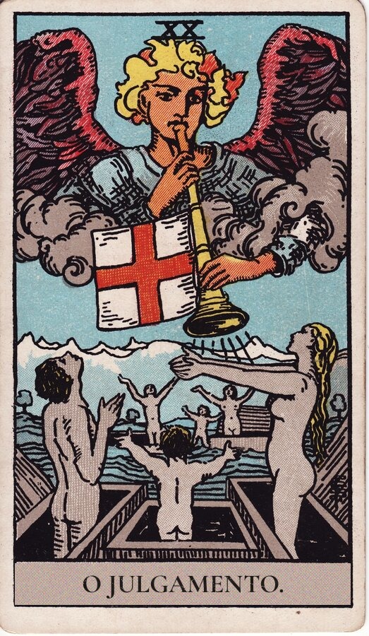 O Julgamento — baralho Rider-Waite-Smith