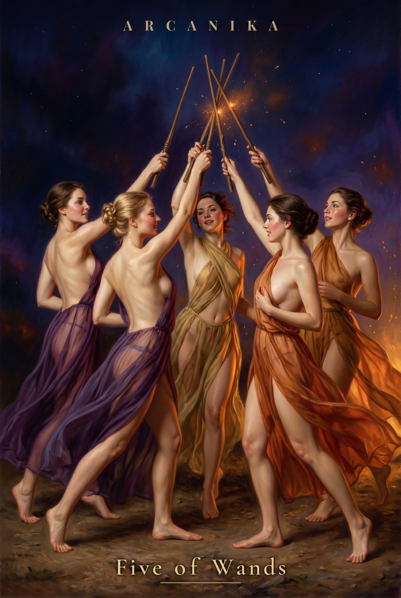 Five of Wands