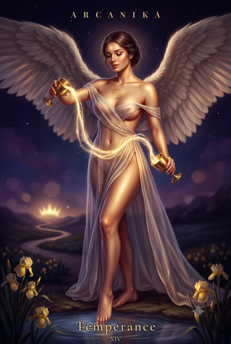 Temperance — Tarot card, Soblazn — Sensual Tarot deck
